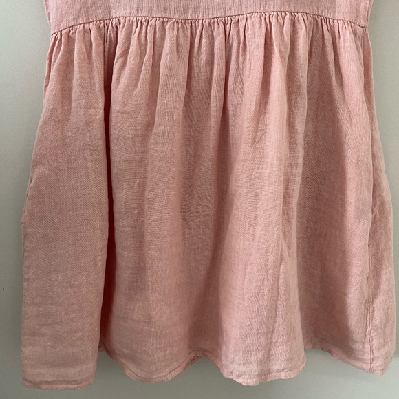 PRIV x Jillian Harris Hampton Linen Dress In Light Pink Size XS - Picture 8 of 11